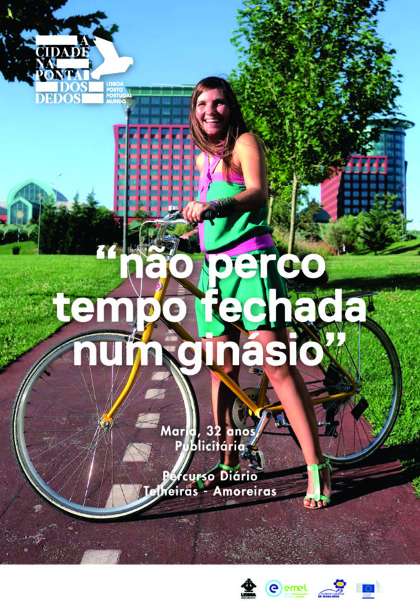 5 Campanha Semana da Mobilidade CML A Cidade na ponta dos dedos 2013_Maria.